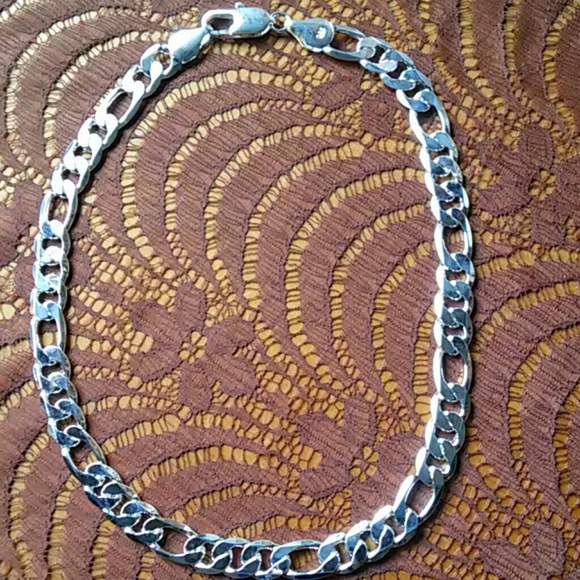 Other - Silver 925 figaro 12mm 20 inch